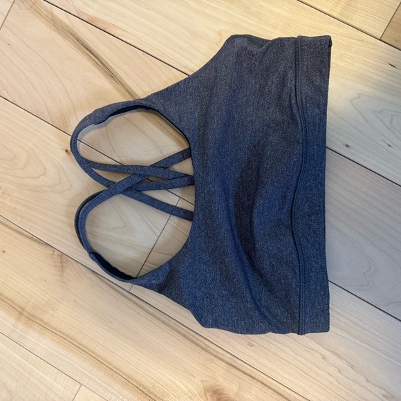 Lululemon Energy Bra Heathered Grey Size 6 - Picture 2 of 5